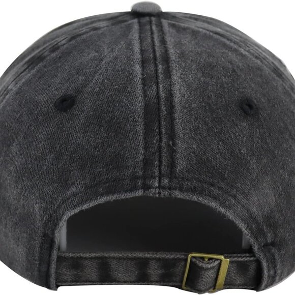 Unisex Denim Cap Adjustable Baseball Hat for Women Outdoor Sports - Picture 4 of 6